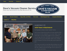 Tablet Screenshot of davesvac.com